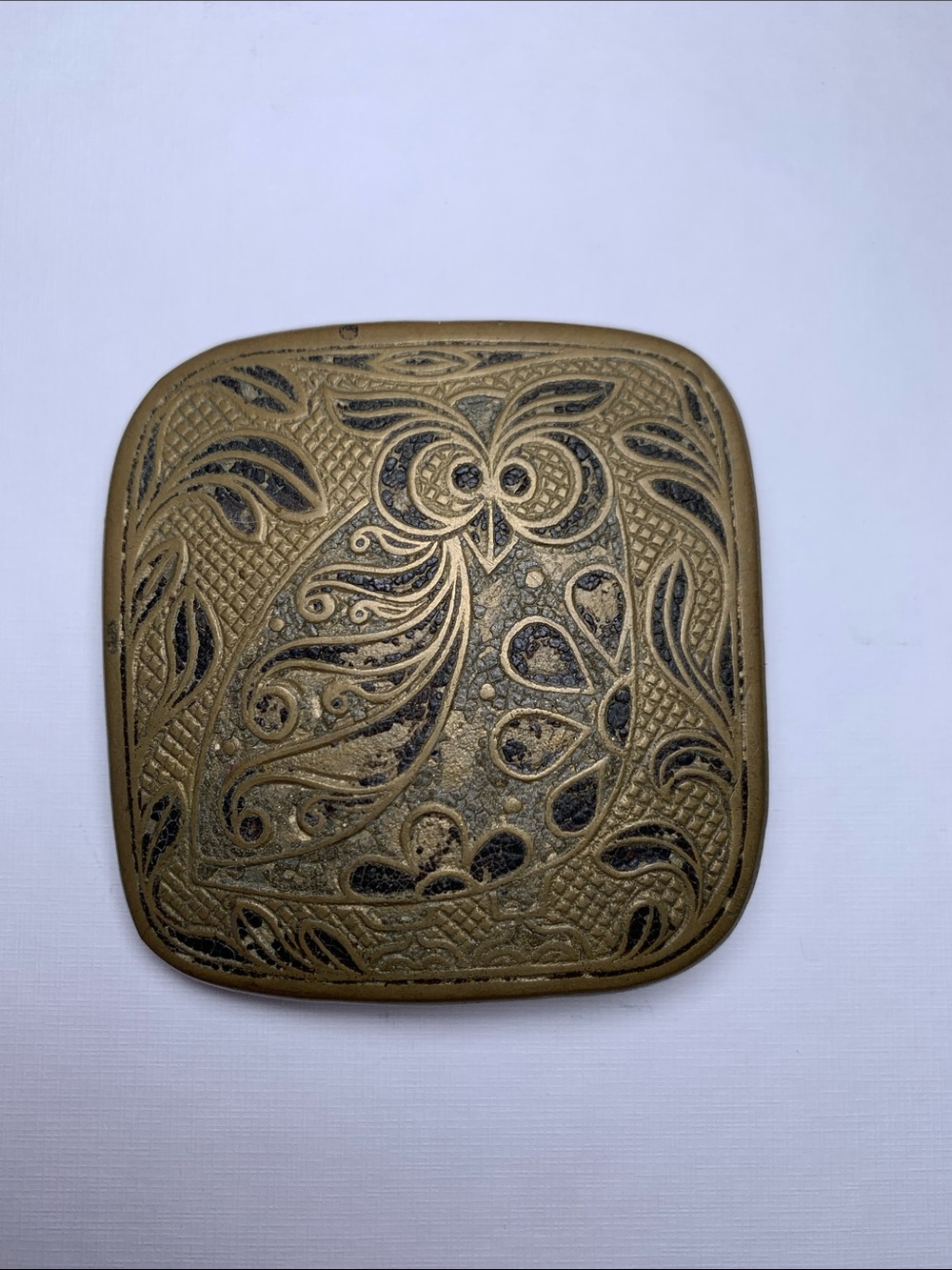 Owl belt buckle